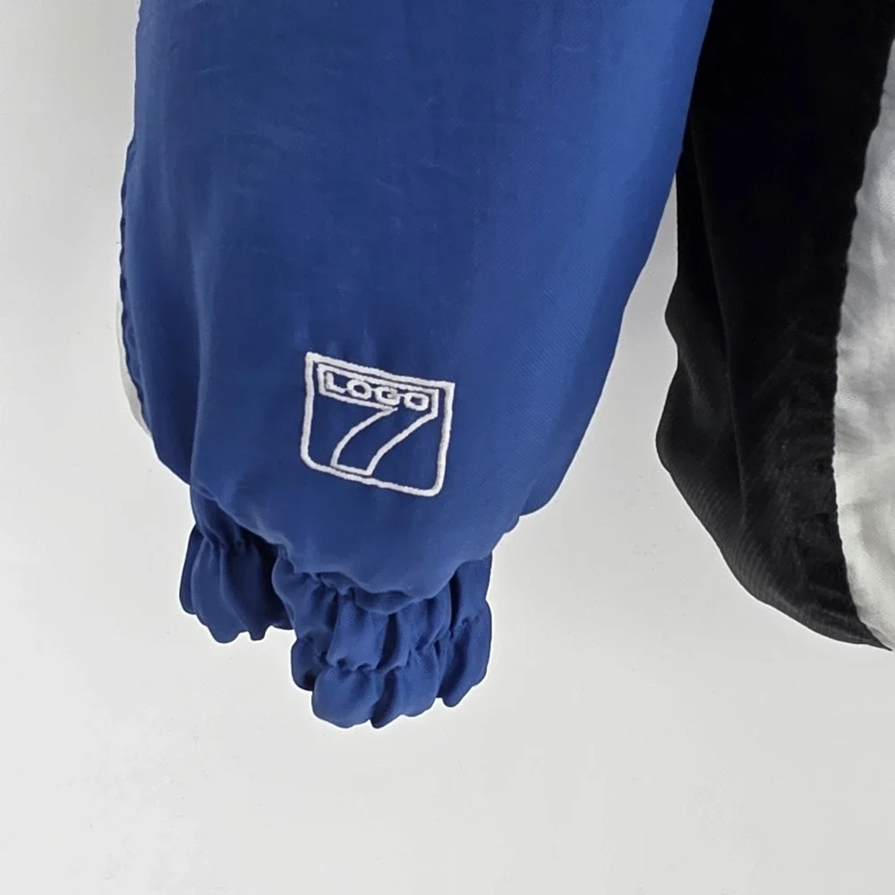 Vintage Logo‎ 7 Kentucky Wildcats Blue Puffer Full Zip Hooded Jacket Men's Sz L
